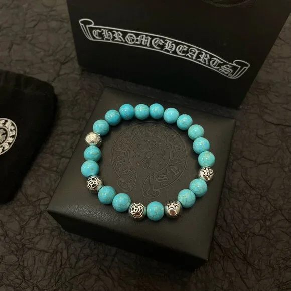 💛💛Chrome hearts Blue agate bracelet